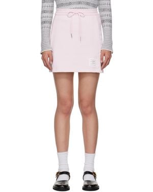 Thom Browne ピンク Classic 4-Bar ジャージ ミニスカート - マルチカラー