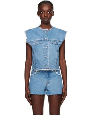 A.P.C. Barbara Denim Vest - Blue