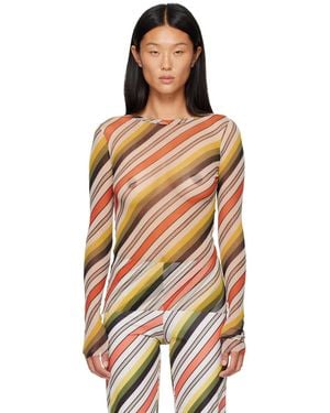 Jean Paul Gaultier 'The Retro Stripe' Top - Multicolour