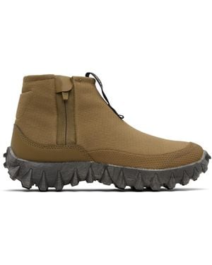 Salomon Khaki Snowclog Mid High Top Trainers - Black