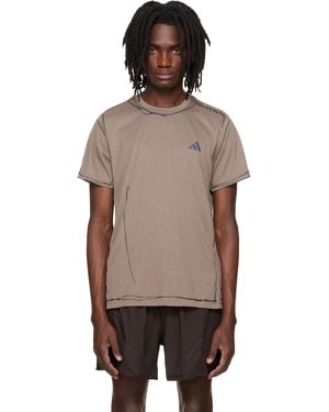 Song For The Mute Taupe Adidas Originals Edition Adirun01 T-Shirt - Black