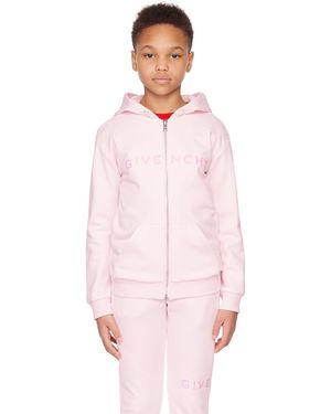 Givenchy キッズ｜ピンク ジップフーディ