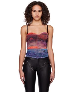 Miaou Multicolour Renzo Camisole - Black