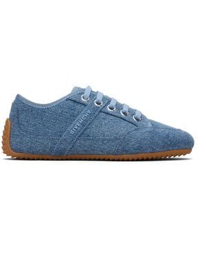 Givenchy Slim Denim Trainers - Blue