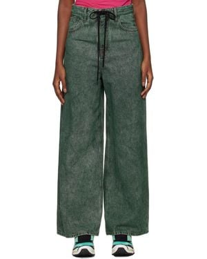 MM6 by Maison Martin Margiela Numeric Jeans - Green