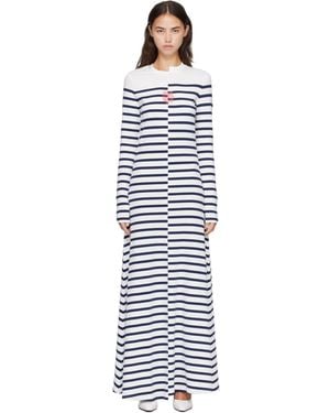 Jean Paul Gaultier 'The Jpg Long Marinière' Maxi Dress - Blue