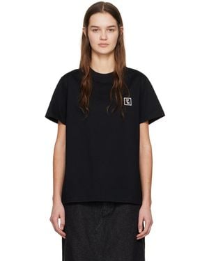 WOOYOUNGMI Black Patch T-shirt