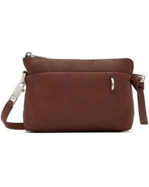 Rick Owens ブラウン スモール Porterville Adri バッグ - ブラック