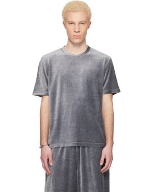 Lanvin Velvet T-Shirt - Grey