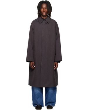 Studio Nicholson Crowe Trench Coat - Blue