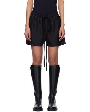 Ann Demeulemeester ブラック Gea ボクサー ショートパンツ