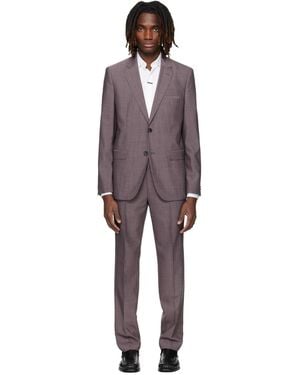HUGO Two-Piece Extra-Slim-Fit Wool-Blend Suit - Black
