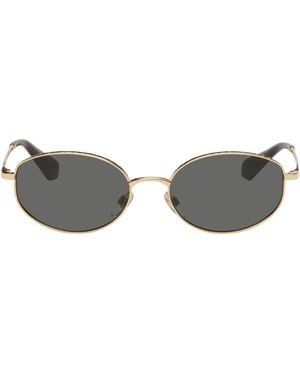 Burberry Oval Sunglasses - Gray