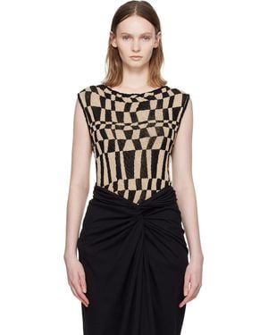 Dries Van Noten Checked Sweater - Black