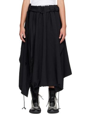 Y-3 Sport Uniform Adaptive Length Midi Skirt - Black