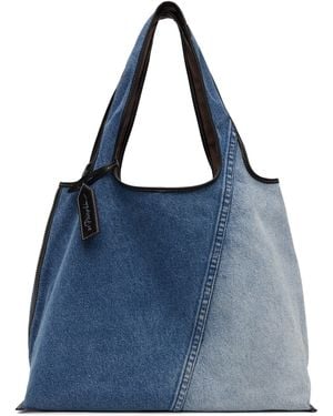 3.1 Phillip Lim Denim Market Tote - Blue