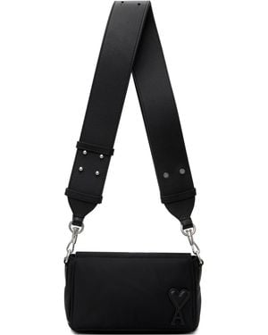 Ami Paris Nylon Marcel Lunch Box Bag - Black