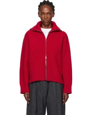 Studio Nicholson Sandos Knit Jacket - Red