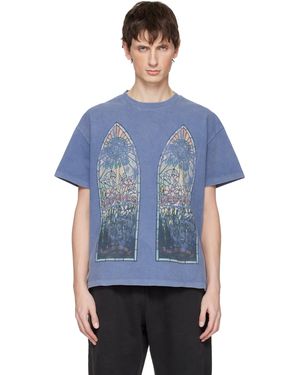 Who Decides War Faded Jersey T-Shirt - Blue