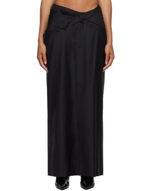 SRVC Staff Maxi Skirt - Black