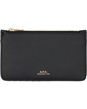 A.P.C. Willow Card Holder - Black
