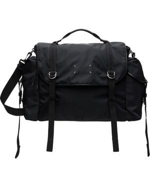 Maison Margiela ブラック High Tech メッセンジャーバッグ