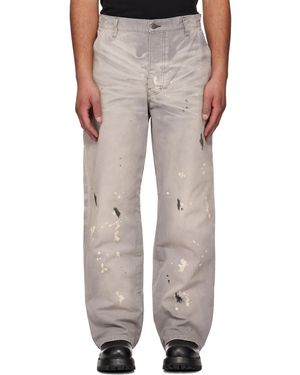 ALEXANDER DIGENOVA Underground Painter Trousers - Natural