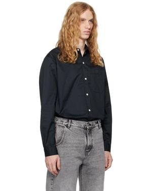 メンズ mfpen グレー Tencel Ls Tシャツ ブラック | Lyst