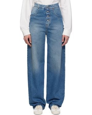 MM6 by Maison Martin Margiela ブルー ストレートレッグ ジーンズ