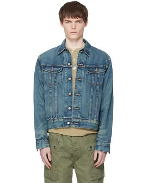 RRL Leeland Denim Trucker Jacket - Blue