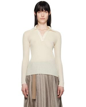 Moncler Off- Long Sleeve Polo - Multicolour