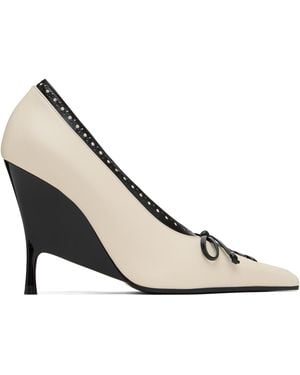 McQueen Off- & Koko Wedge Heels - Metallic