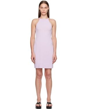 Filippa K Purple Strap Minidress - Black