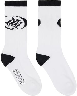 Amiri Sporty 'Ma' Socks - White
