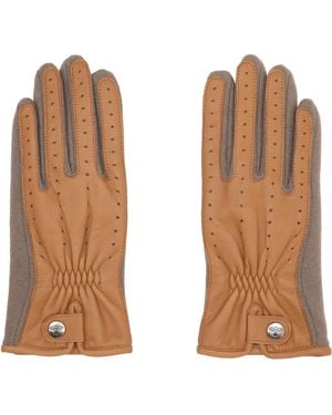 Vivienne Westwood Leather Sheep Gloves - Brown