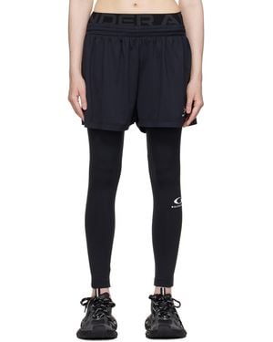 Balenciaga ブラック Under Armourエディション ランニング ショートパンツ - ブルー