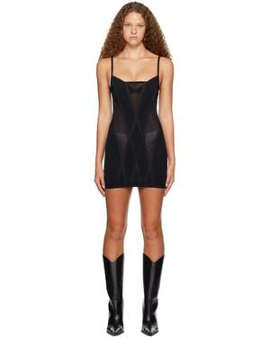 Dion Lee Oblique Minidress - Black