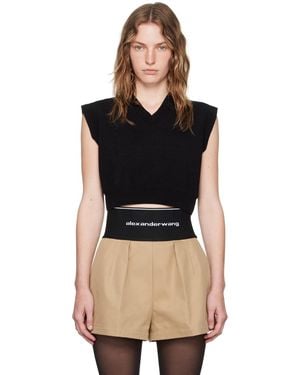 Alexander Wang エンボスロゴ ベスト - ブラック