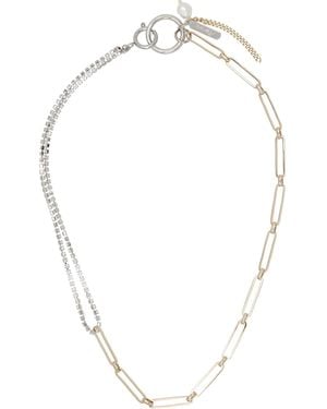 Justine Clenquet Janice Necklace - White