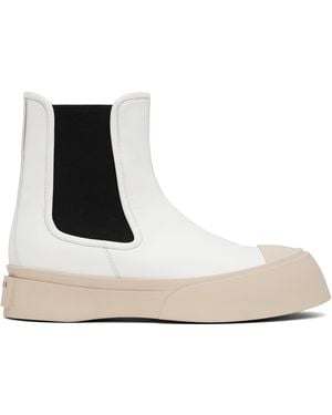 Marni Leather Pablo Chelsea Boots - Black