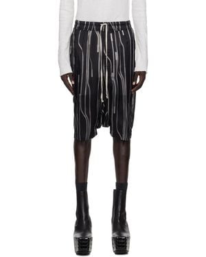 Rick Owens Off- Concordians Rick's Pods Shorts - Black