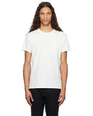 Tom Ford ホワイト アイスダイ Tシャツ - ブラック