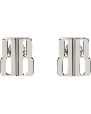 Balenciaga Nano Xs Stud Earrings - Black