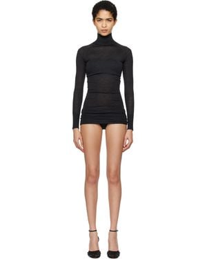 Alaïa Fitted Minidress - Black