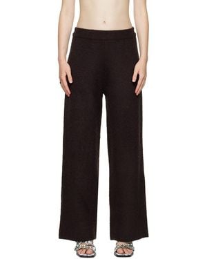 Birrot Brushed Trousers - Black