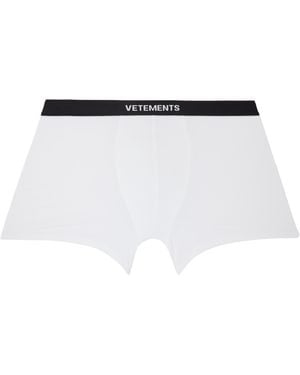 Vetements Logo Boxers - Black