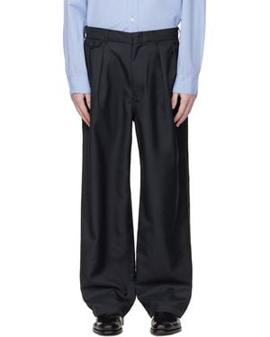 Nanamica Polyester Twill Club Trousers - Black