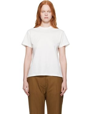 Studio Nicholson Off- Marine T-Shirt - White
