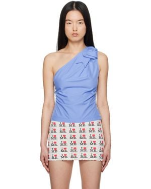 Ashley Williams Bow Top - Blue