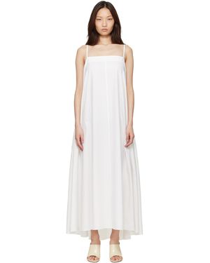 Studio Nicholson Robe Longue Achille Blanche - Noir
